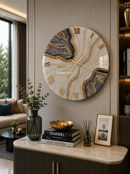 Mirage Moment Resin Wall Clock