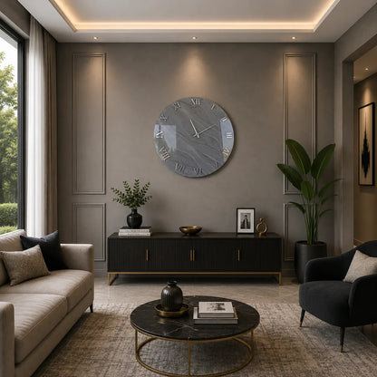 The Flowing Hour Resin Wall Clock | Premium Decor