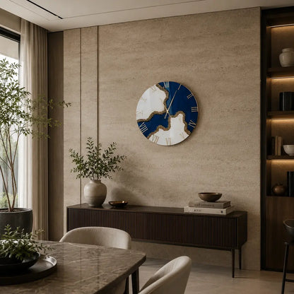 ChronoCraft Resin Wall Clock | Luxury Wall Decor