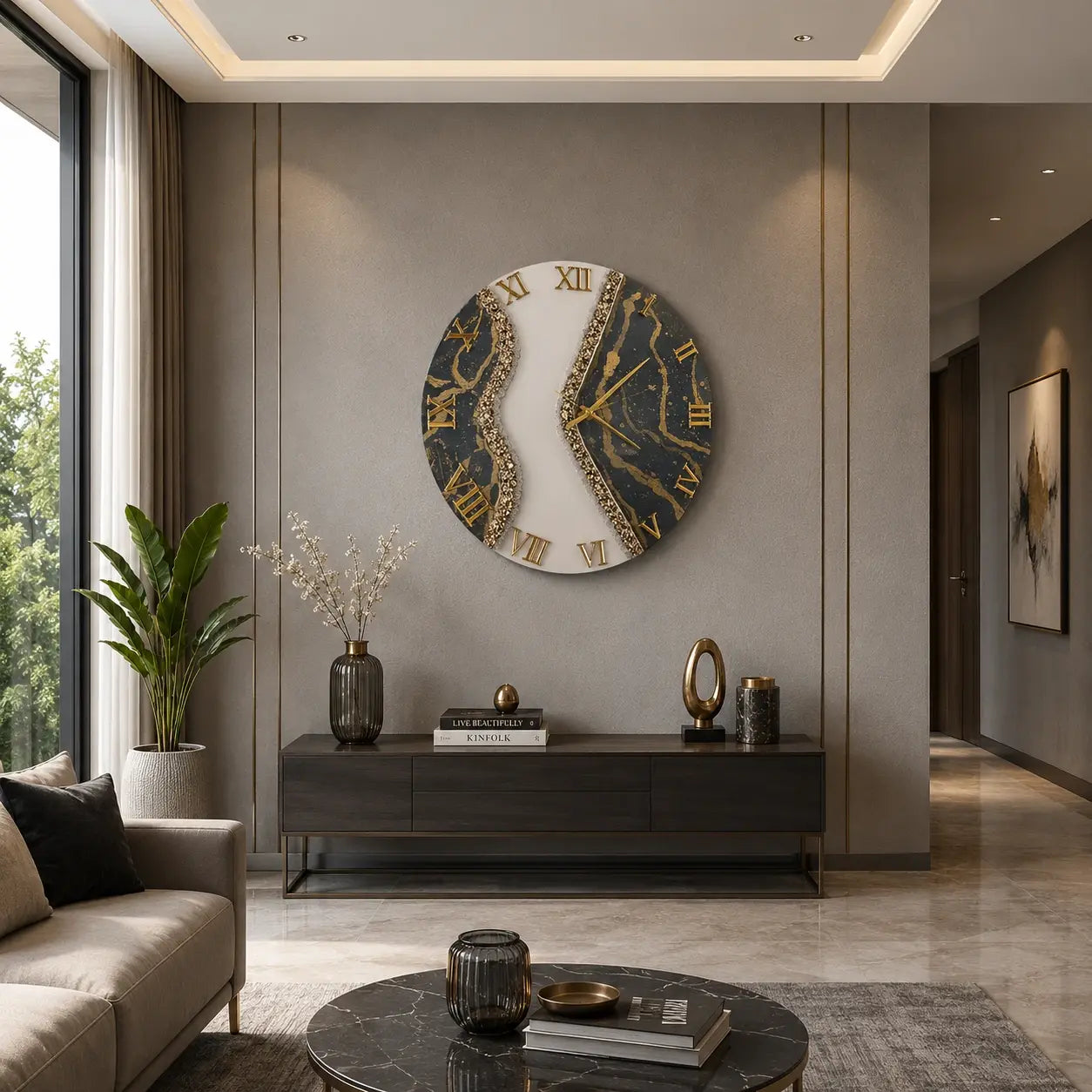 Stellar Cycle Premium Resin Wall Clock