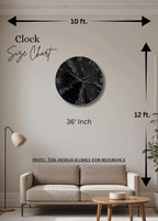 Sea Shells Ocean Resin wall clock | Elegant Clock For Home Decor - Pacific Resin Art