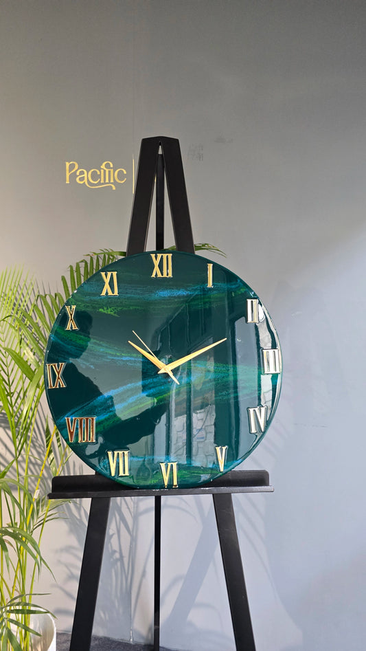 Vastu Glided Mirage Premium Resin Wall Clock