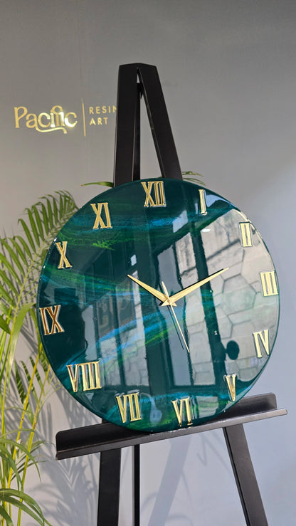 Vastu Glided Mirage Premium Resin Wall Clock