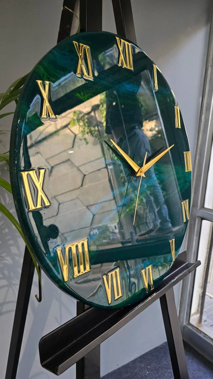 Vastu Glided Mirage Premium Resin Wall Clock