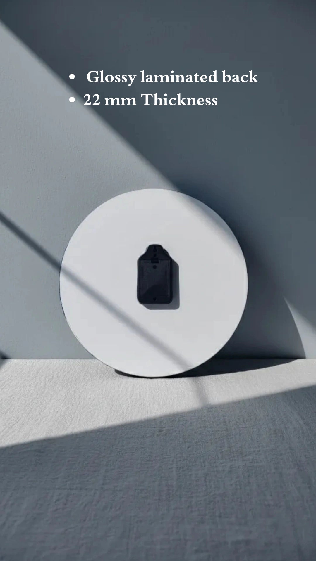 Eucalyptus Grove Rectangle Resin Wall Clock