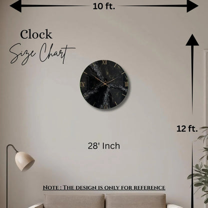 Marine Style Epoxy Resin Wall Clock | Modern Clocks - Pacific Resin Art