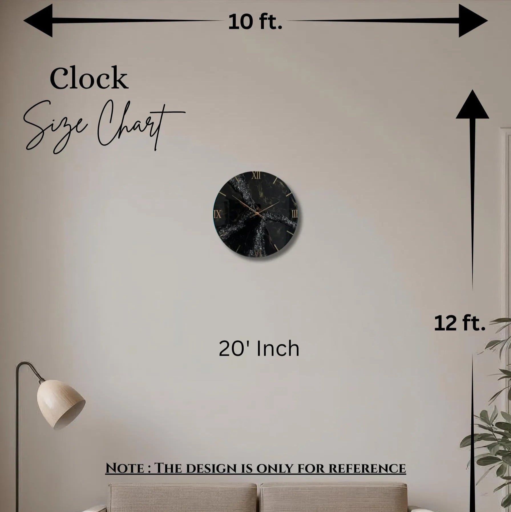 Bloom Prism Premium Resin Wall Clock