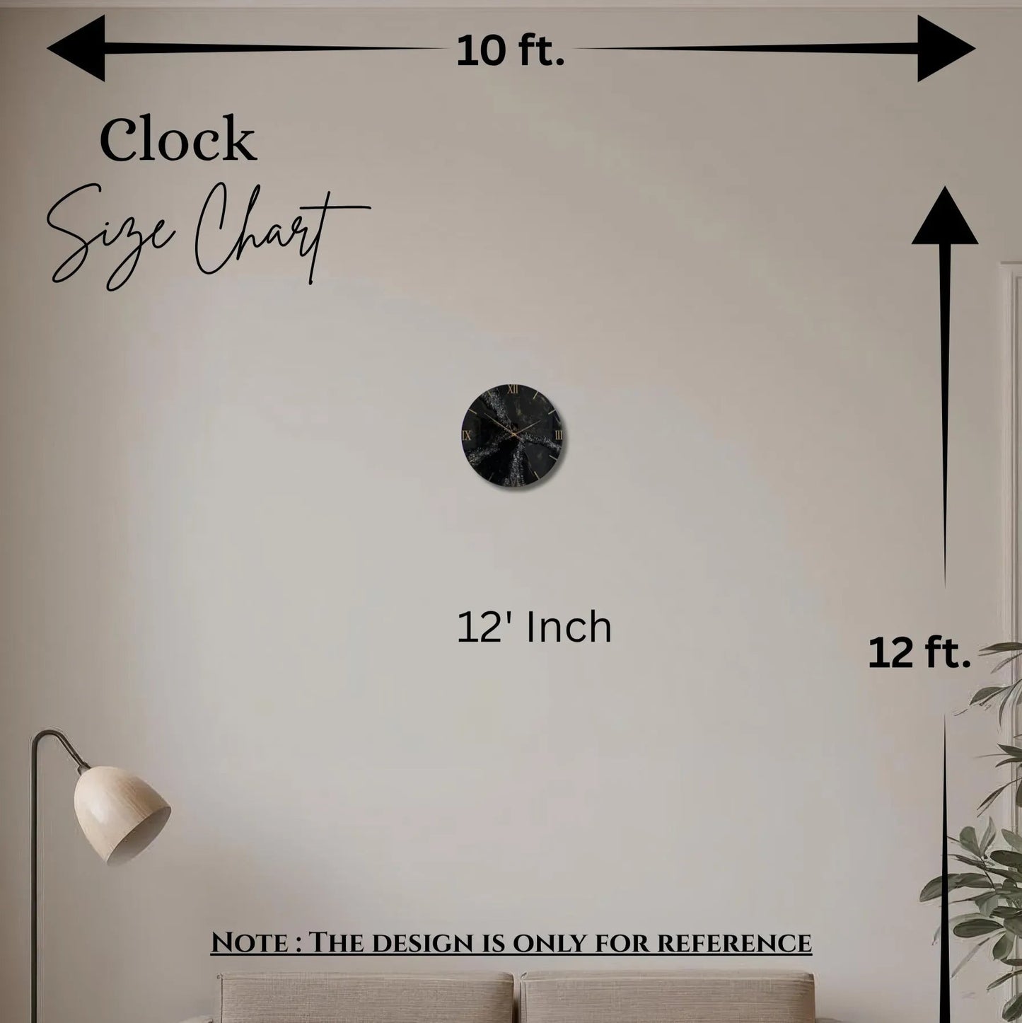 Brownie Stones Epoxy Resin Wall Clock | Modern Decor - Pacific Resin Art