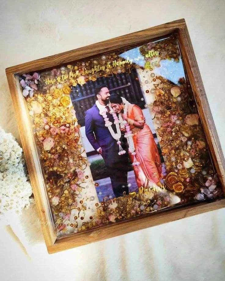 Love Preserved Resin Wedding Varmala Preservation - Pacific Resin Art