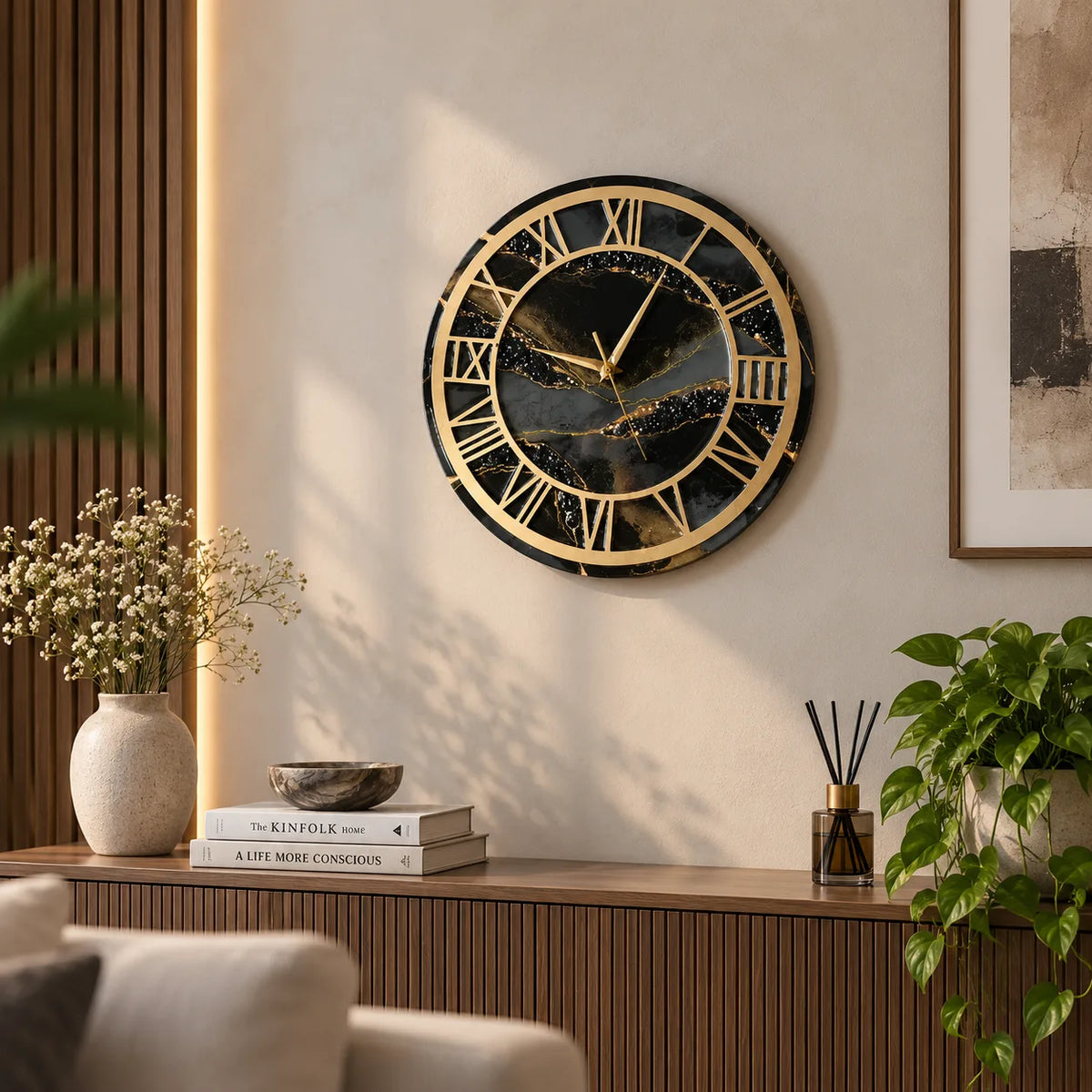 Serenity Premium Resin Wall Clock