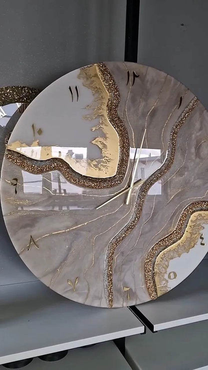 Twilight Galaxy Resin Art Wall clock - Pacific Resin Art