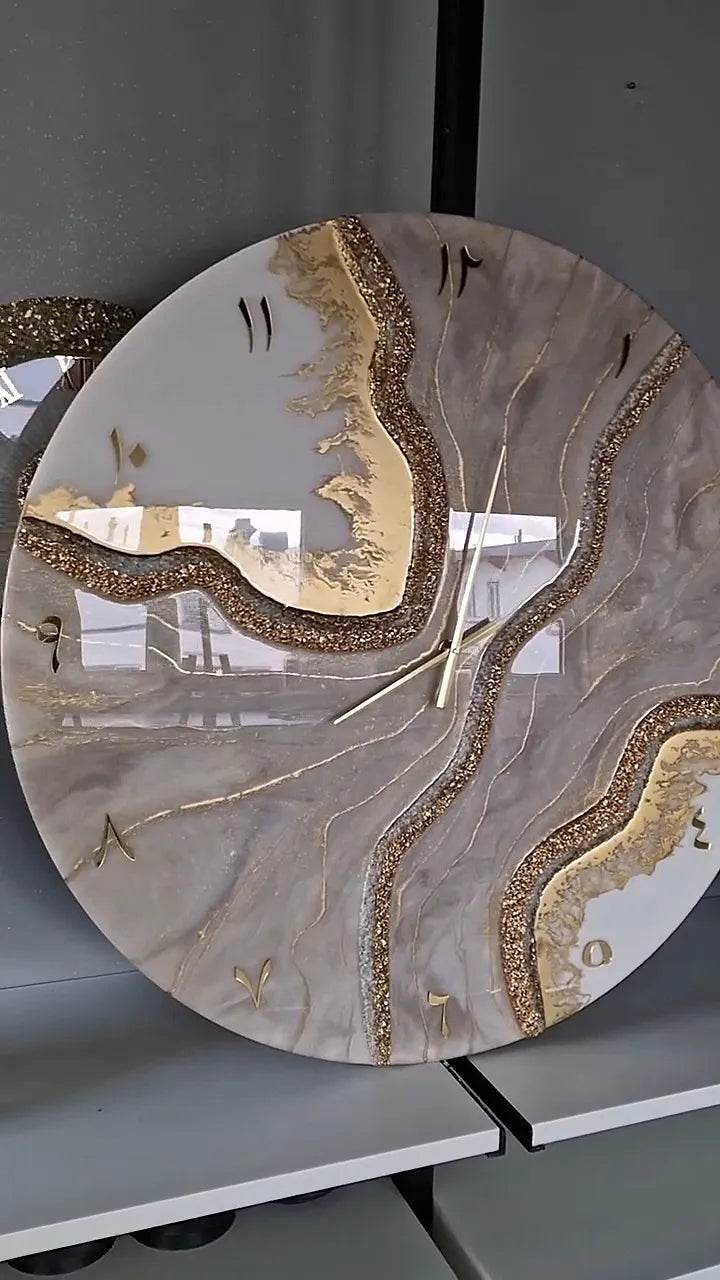 Twilight Galaxy Resin Art Wall clock - Pacific Resin Art