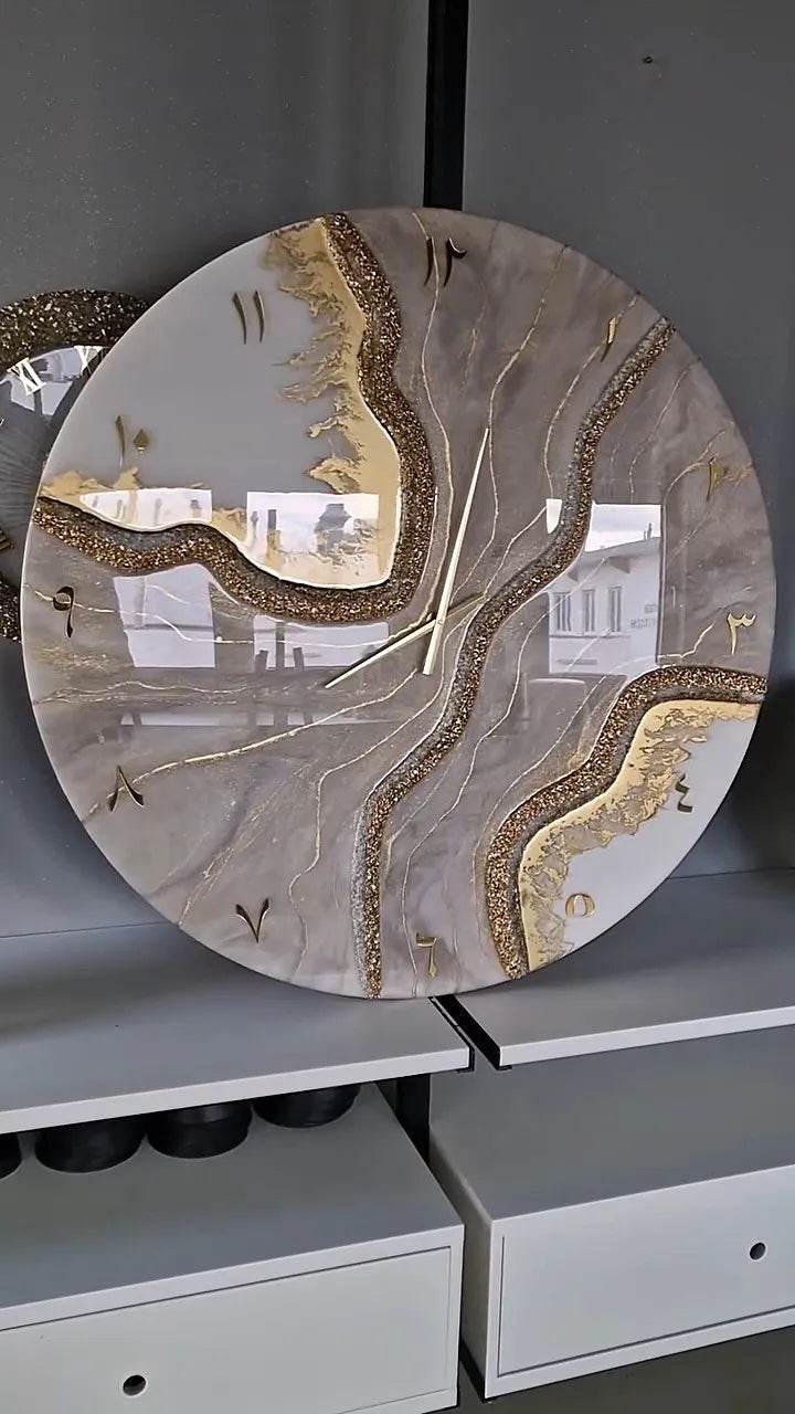 Twilight Galaxy Resin Art Wall clock - Pacific Resin Art