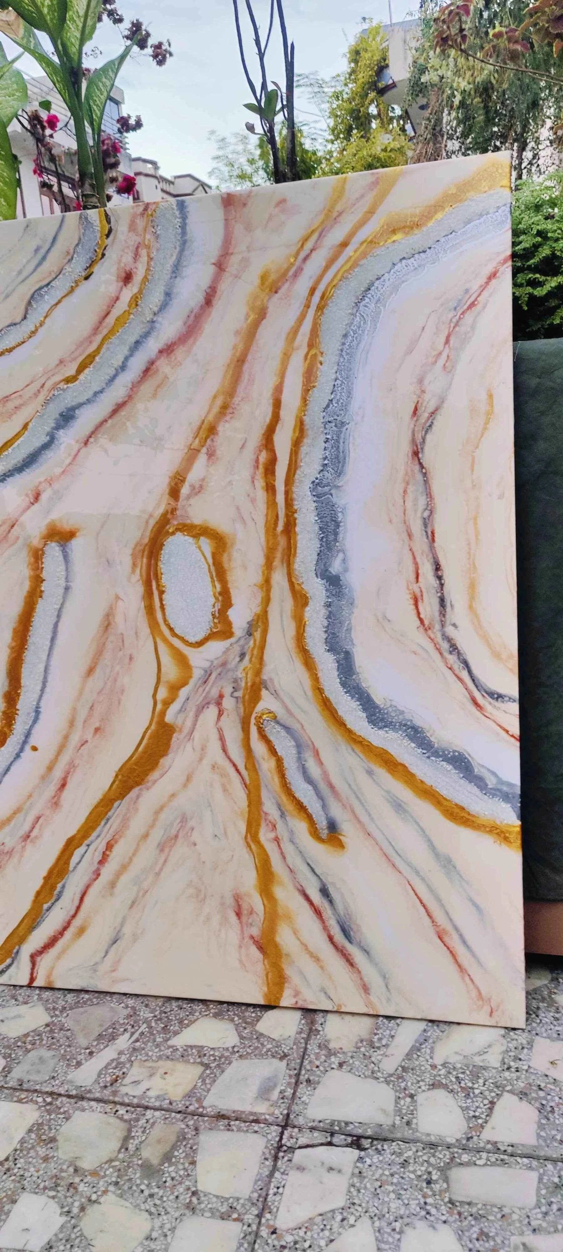 Gorgeous Geode Epoxy Resin wall Art Hangings and Wall Paintings - Pacific Resin Art