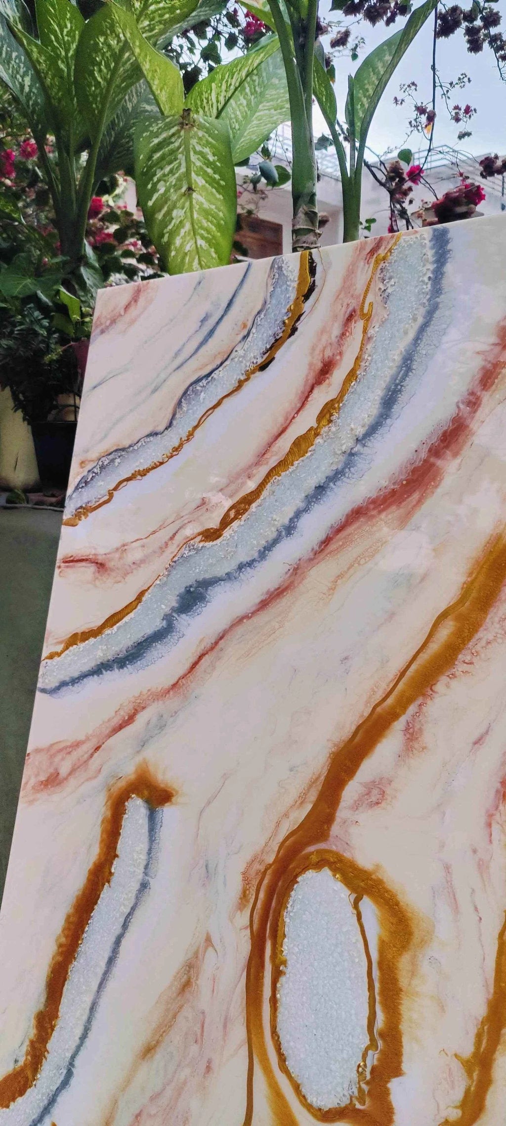 Gorgeous Geode Epoxy Resin wall Art Hangings and Wall Paintings - Pacific Resin Art