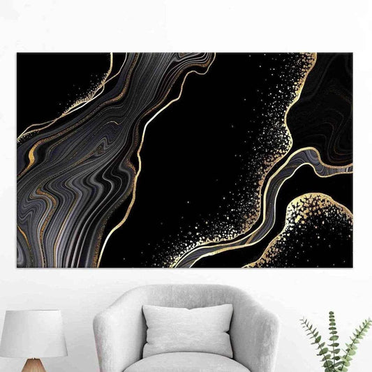 Black Hole Abstract Resin Wall Art Hangings and Paintings - Pacific Resin Art