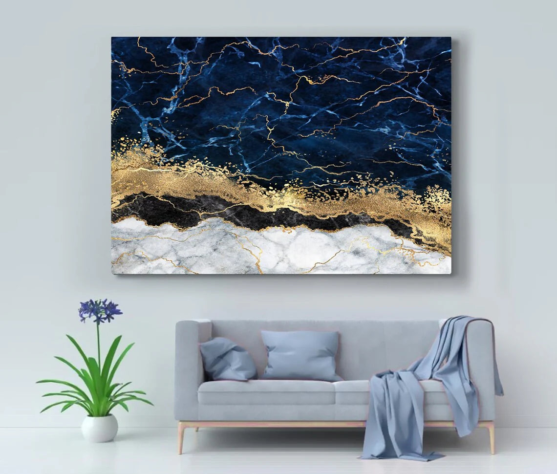 Deep Sea Abstract Epoxy Resin Art Wall Hangings and Wall Paintings