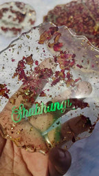 Resin Art Rose Preserved Wall Clock | Resin Wedding Flower & Varmala Preservation - Pacific Resin Art