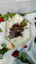 Diamond Rose Pure Resin Varmala Preservations - Pacific Resin Art