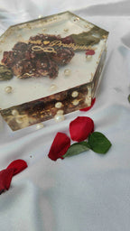 Diamond Rose Pure Resin Varmala Preservations - Pacific Resin Art