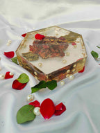 Diamond Rose Pure Resin Varmala Preservations - Pacific Resin Art