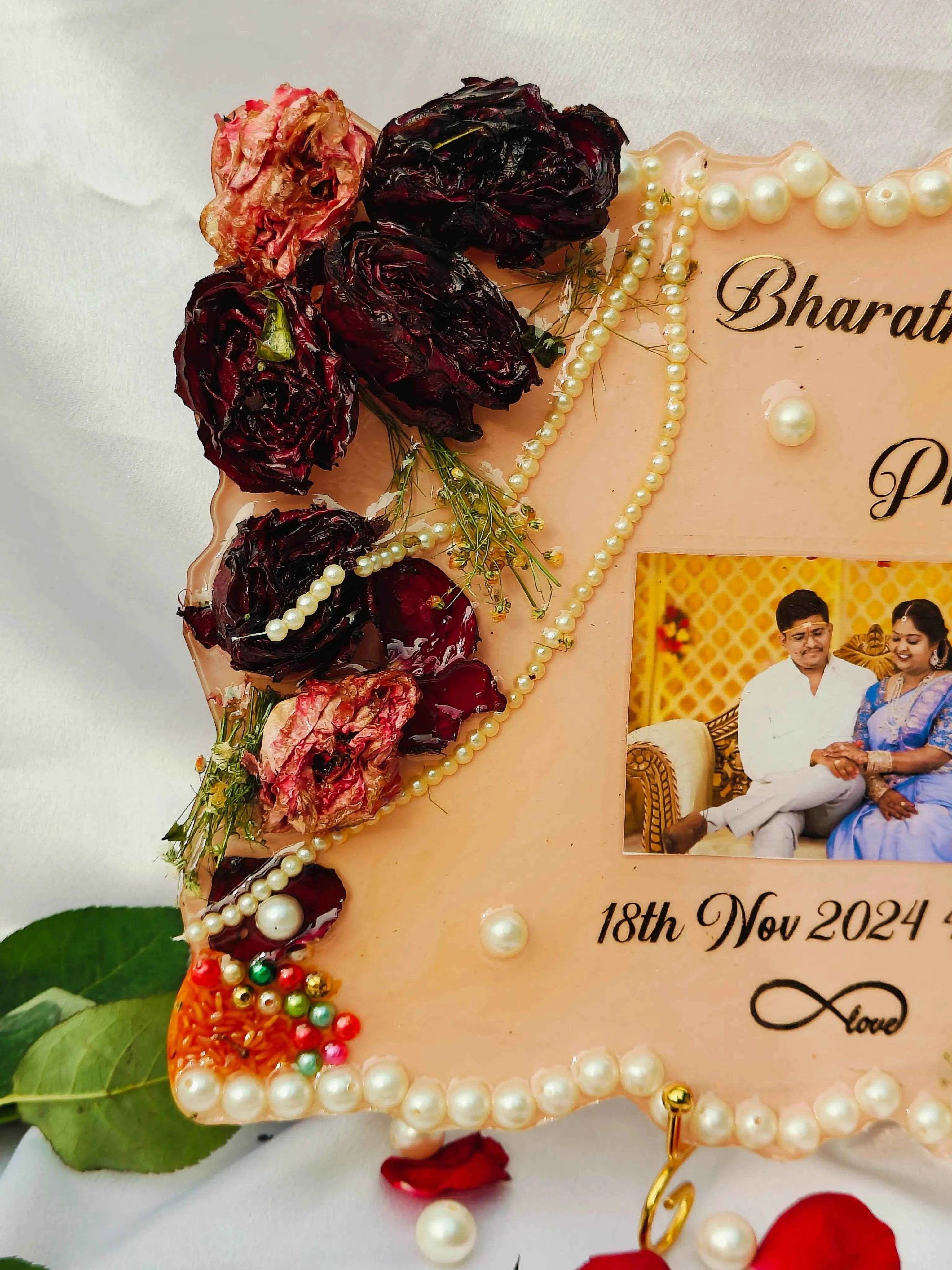 Floral Echoes Pure Resin Varmala Preservations - Pacific Resin Art