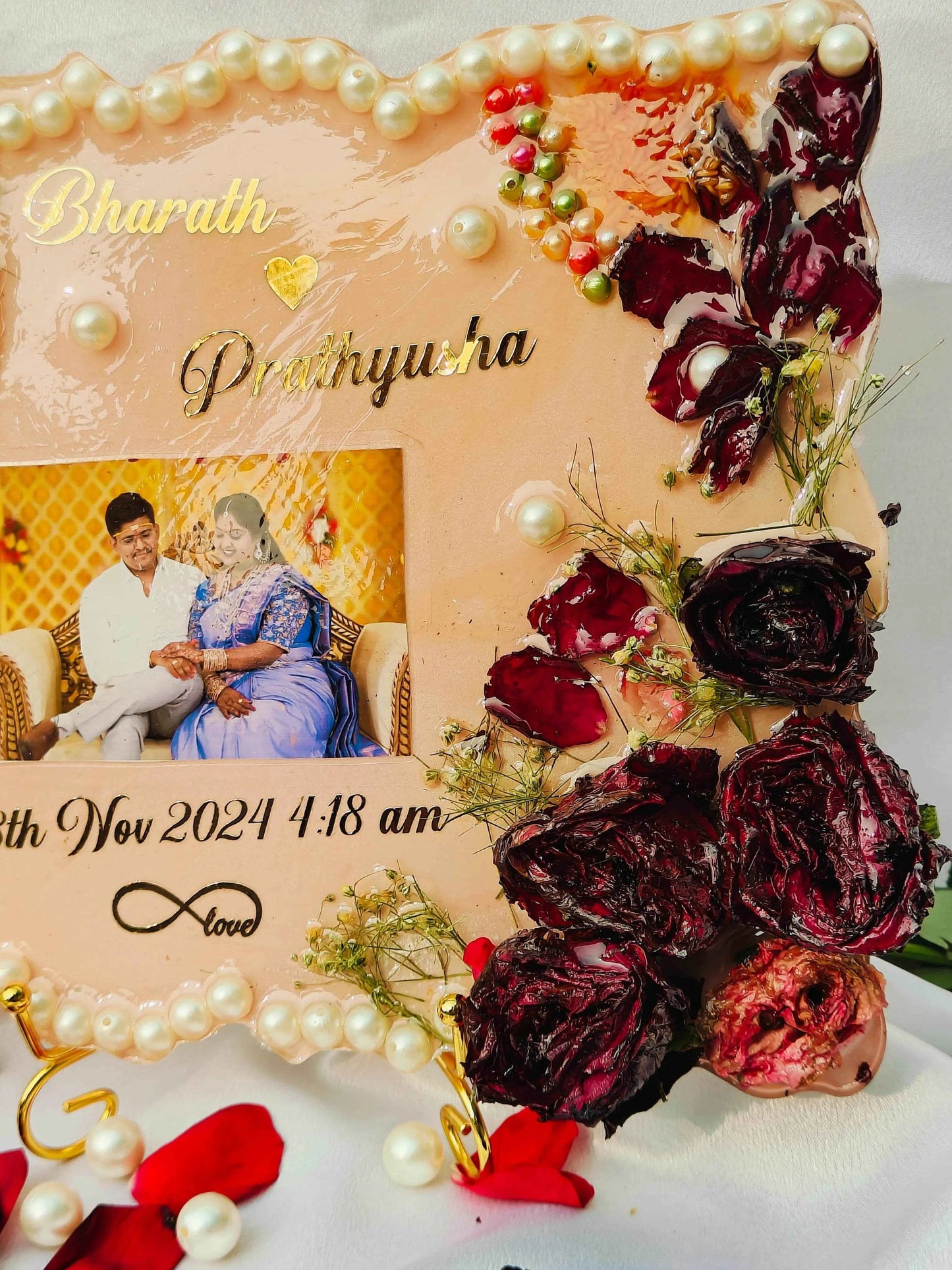 Floral Echoes Pure Resin Varmala Preservations - Pacific Resin Art