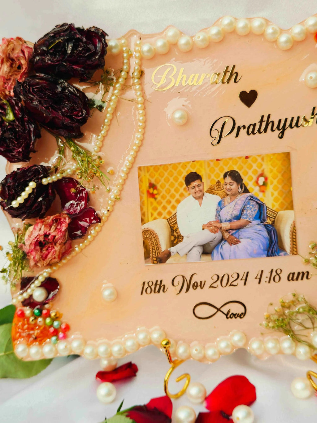 Floral Echoes Pure Resin Varmala Preservations - Pacific Resin Art