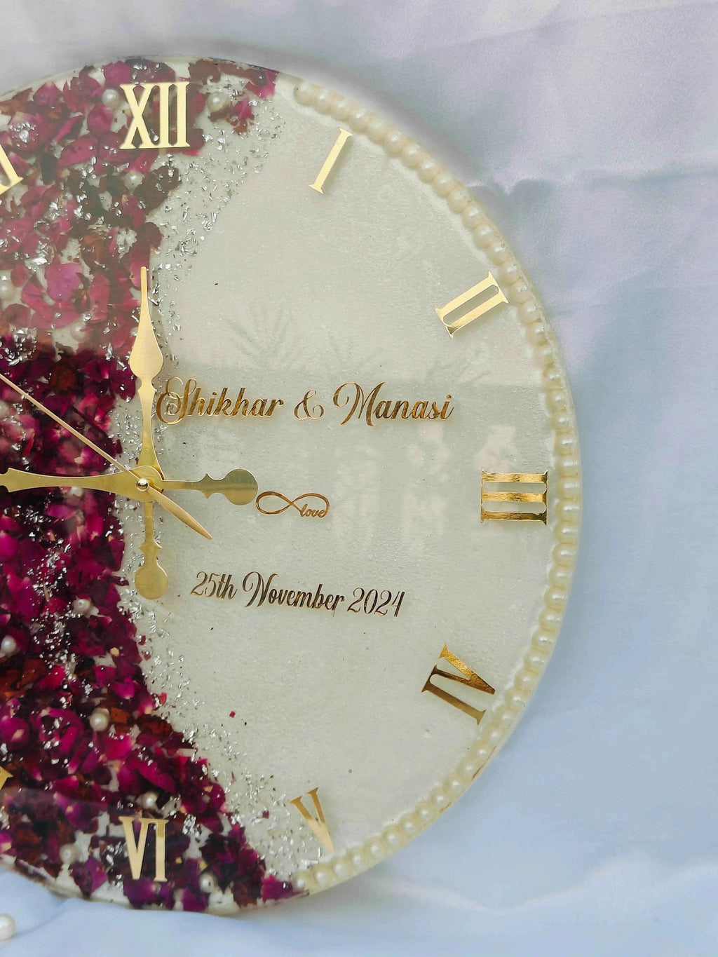 Timeless Blossoms Pure Resin Varmala Preservation - Pacific Resin Art