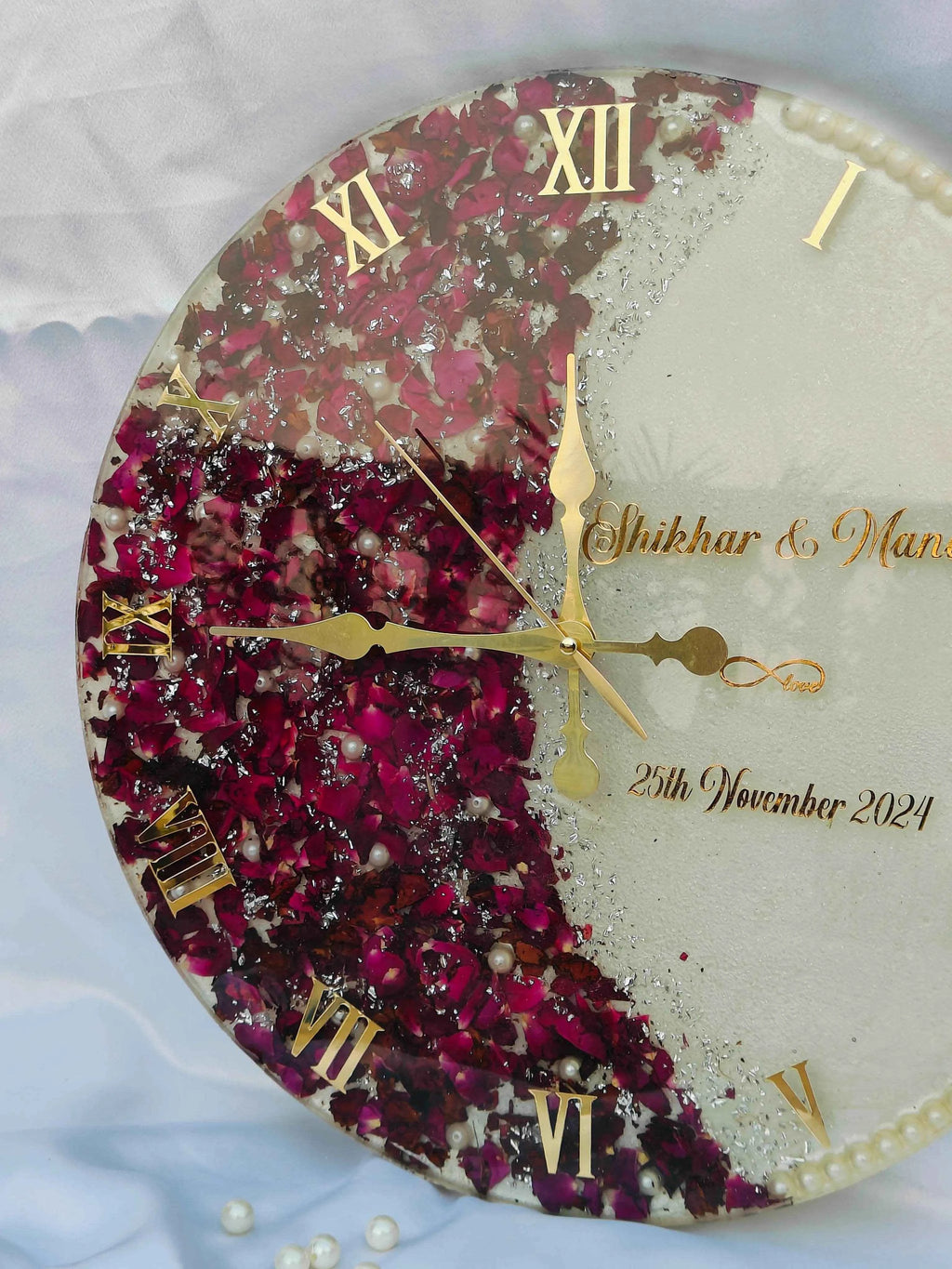 Timeless Blossoms Pure Resin Varmala Preservation - Pacific Resin Art