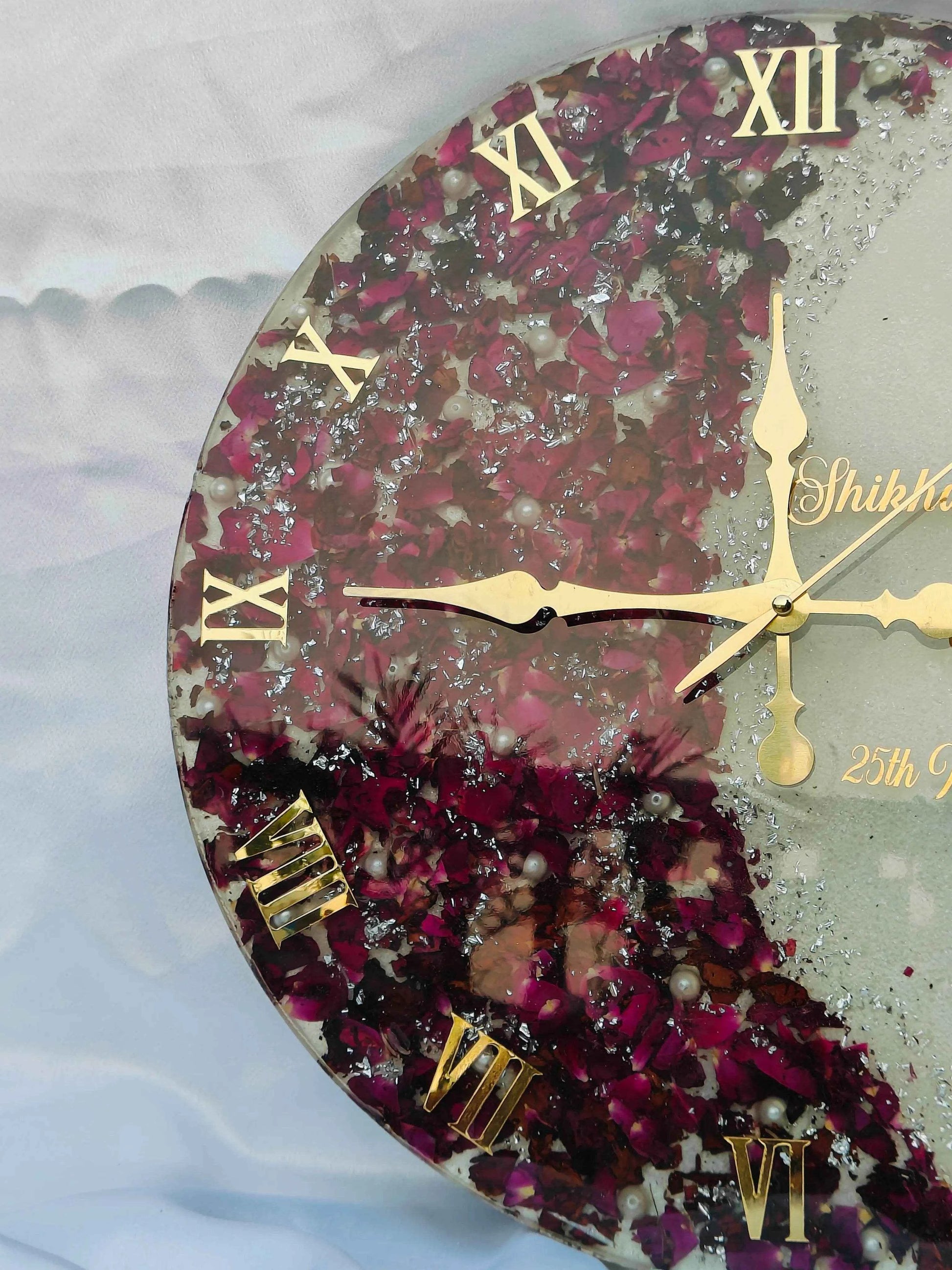 Timeless Blossoms Pure Resin Varmala Preservation - Pacific Resin Art