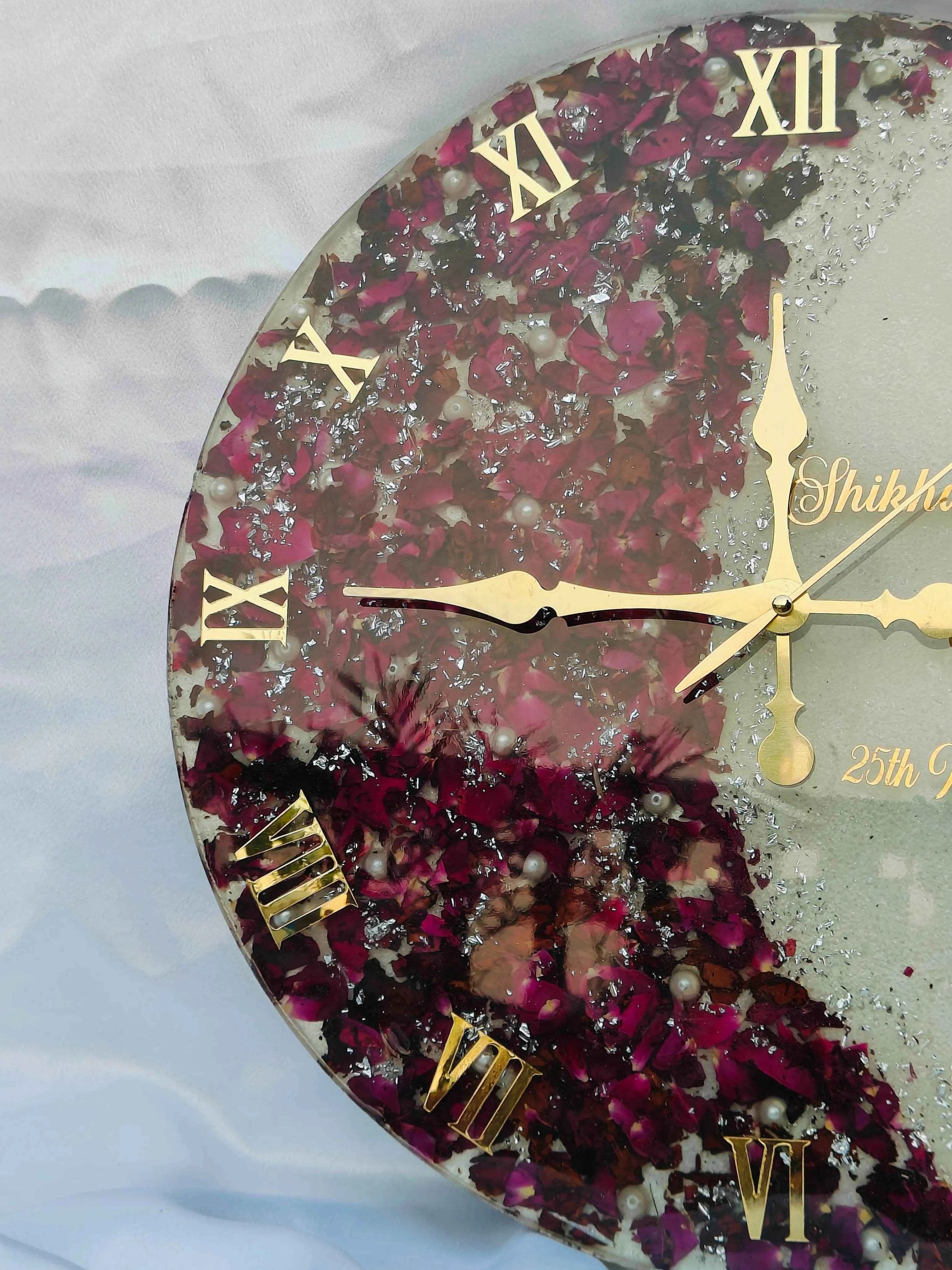 Timeless Blossoms Pure Resin Varmala Preservation - Pacific Resin Art