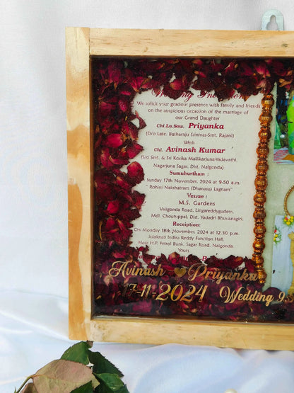 Cards And Blossoms Resin Varmala Preservation - Pacific Resin Art