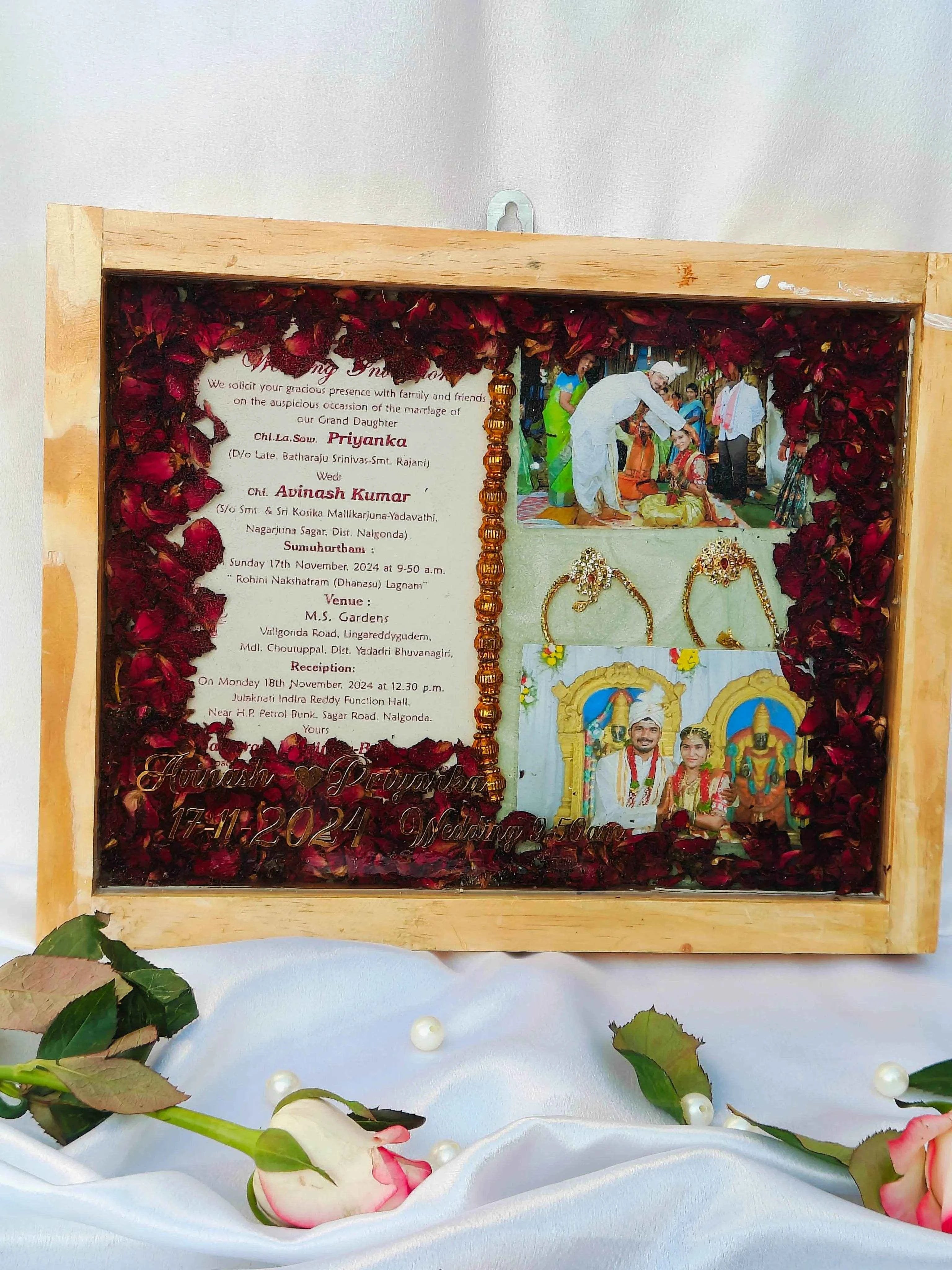 Cards And Blossoms Resin Varmala Preservation - Pacific Resin Art