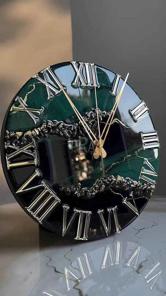 Resin Rhythm Epoxy Resin Wall Clock - Pacific Resin Art