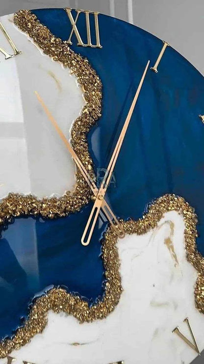 ChronoCraft Resin Wall Clock | Luxury Wall Decor - Pacific Resin Art