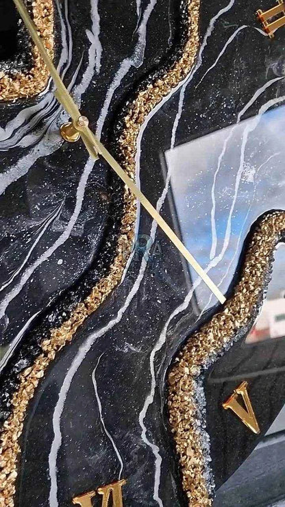 Mystic Minute Resin Wall Clock | Unique Epoxy Wall Clock - Pacific Resin Art