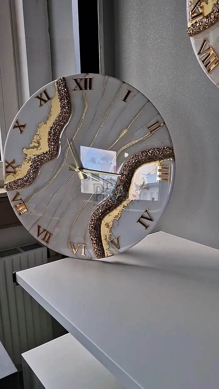 Nature Ticks Resin Wall Clock - Pacific Resin Art