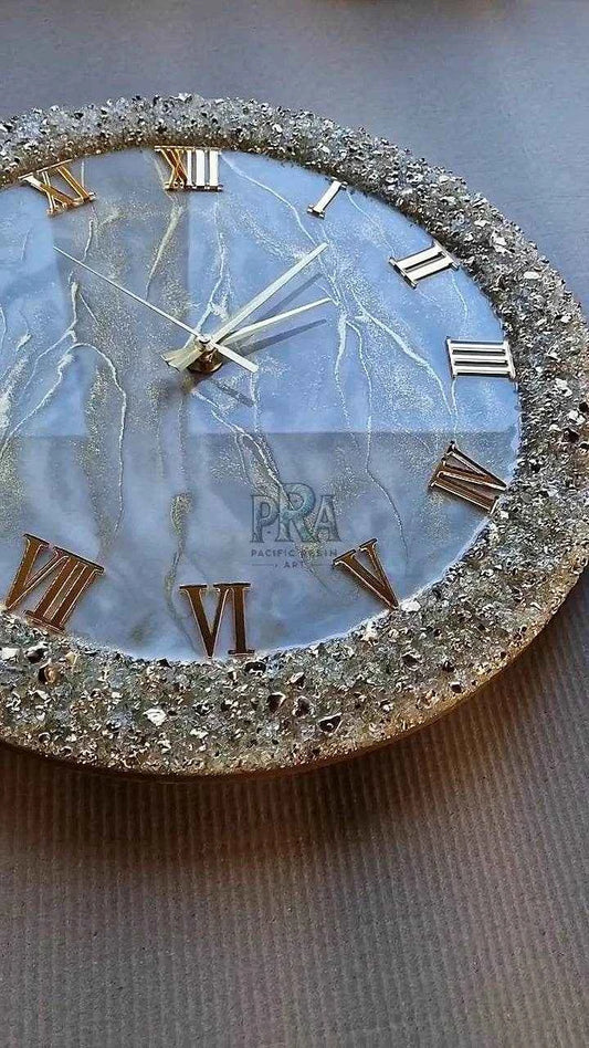 Chrono Art Premium Resin Wall Clock - Pacific Resin Art