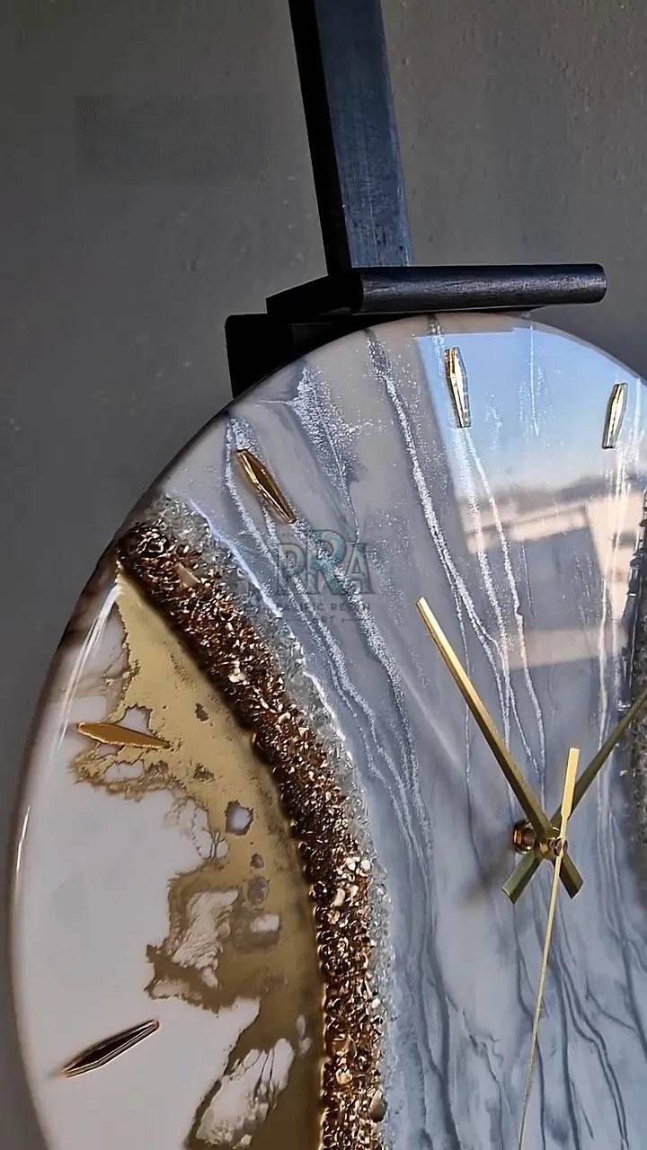 Luminous Resin Wall Clock | Unique Home Decor - Pacific Resin Art
