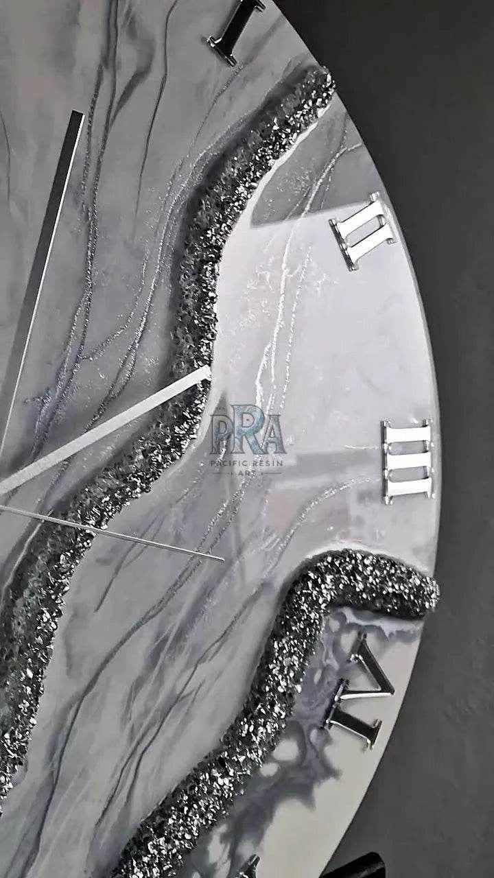 Artful Time Artisanal Resin Wall Clock - Pacific Resin Art
