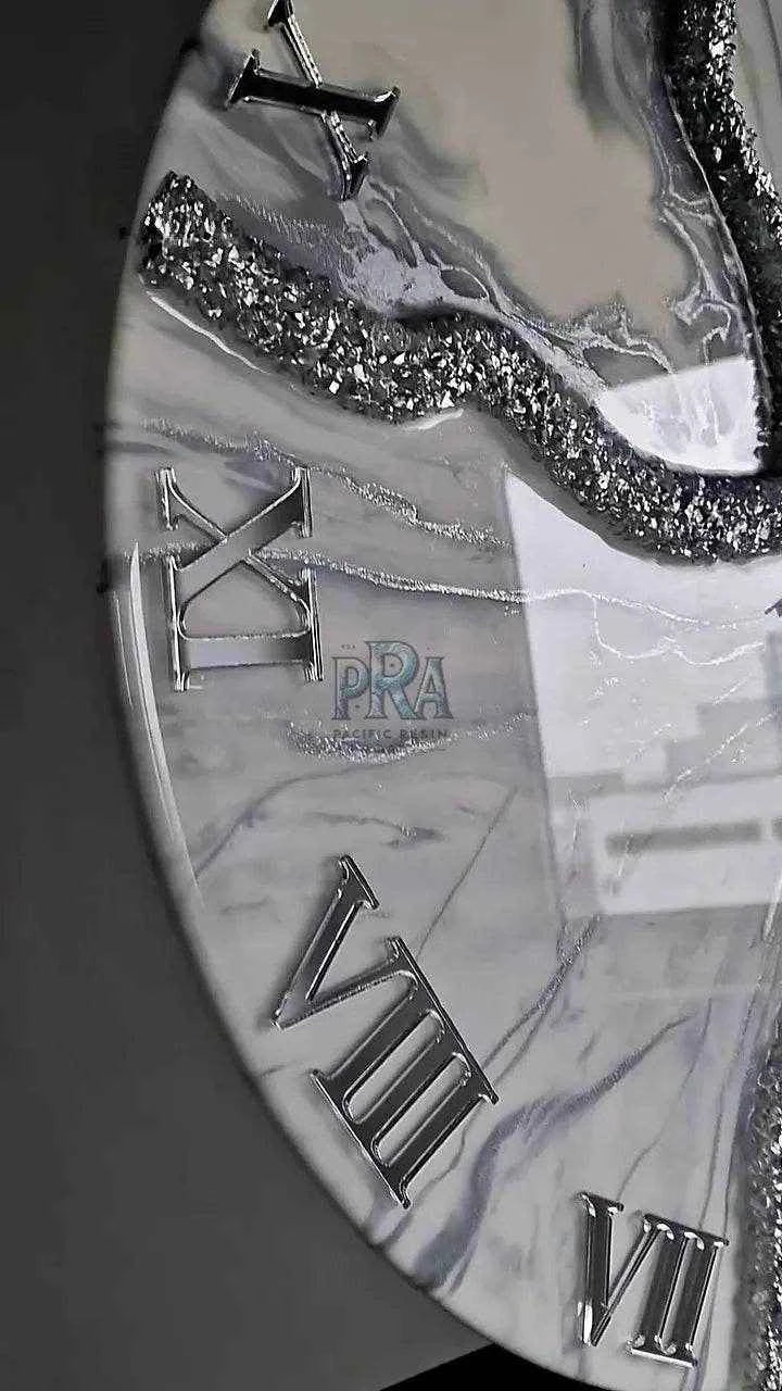 Artful Time Artisanal Resin Wall Clock - Pacific Resin Art