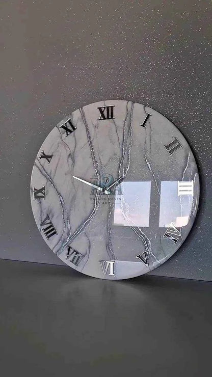 Clockwork Canvas Premium Resin Wall Clock - Pacific Resin Art