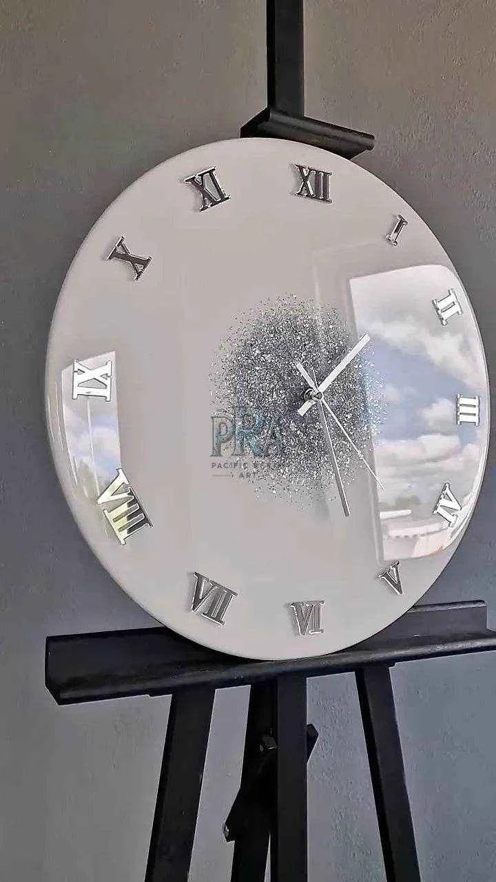 Echoes of Time Resin Wall Clock - Pacific Resin Art