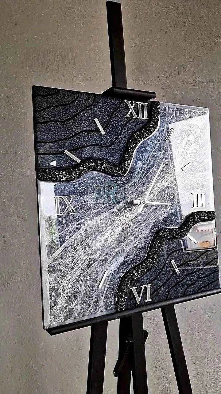 Reverie Luxury Resin Wall Clock - Pacific Resin Art