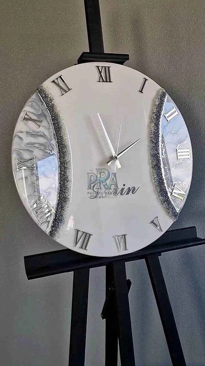 DreamWave Artisanal Resin Wall Clock - Pacific Resin Art
