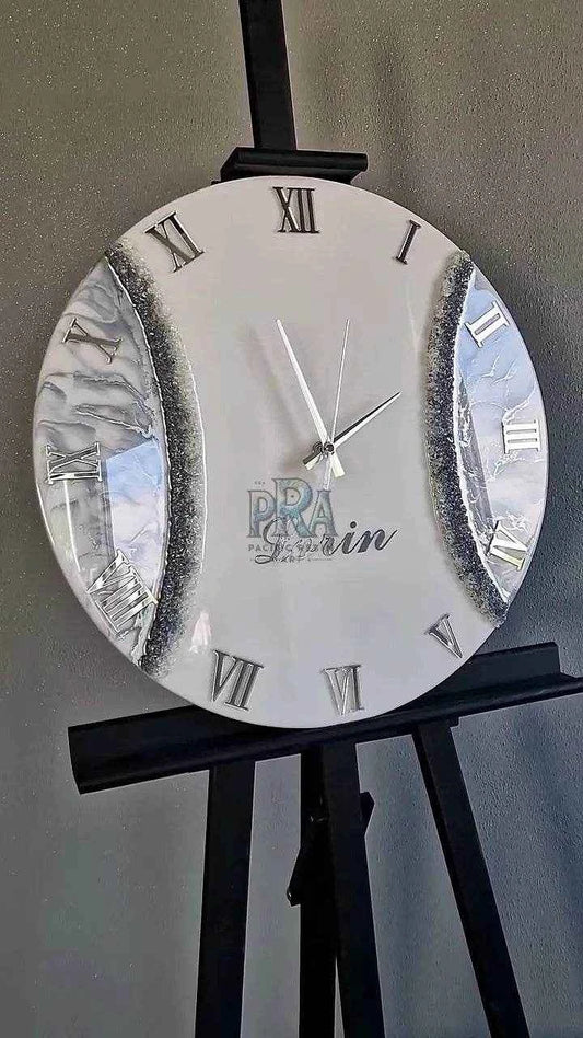 DreamWave Artisanal Resin Wall Clock - Pacific Resin Art