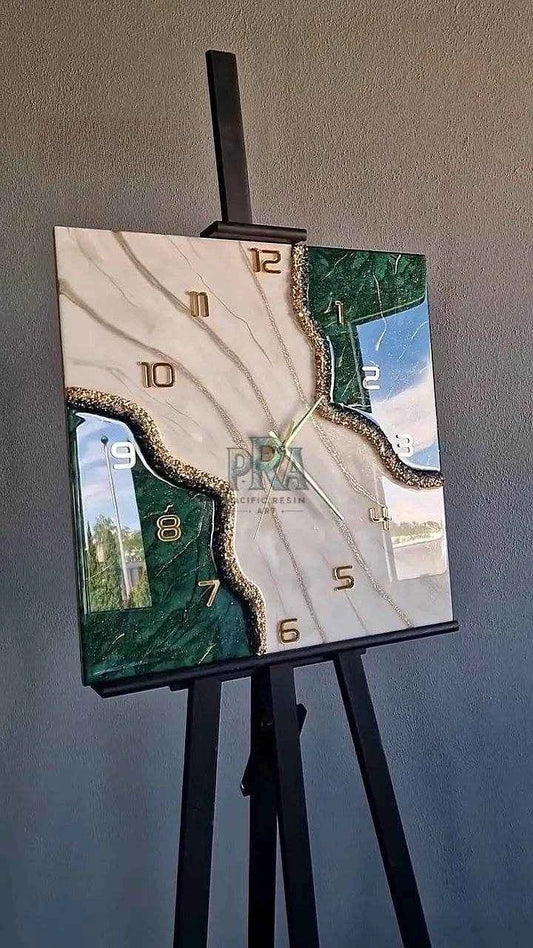 Nebula Time Resin Wall clock | Modern Wall Clock - Pacific Resin Art