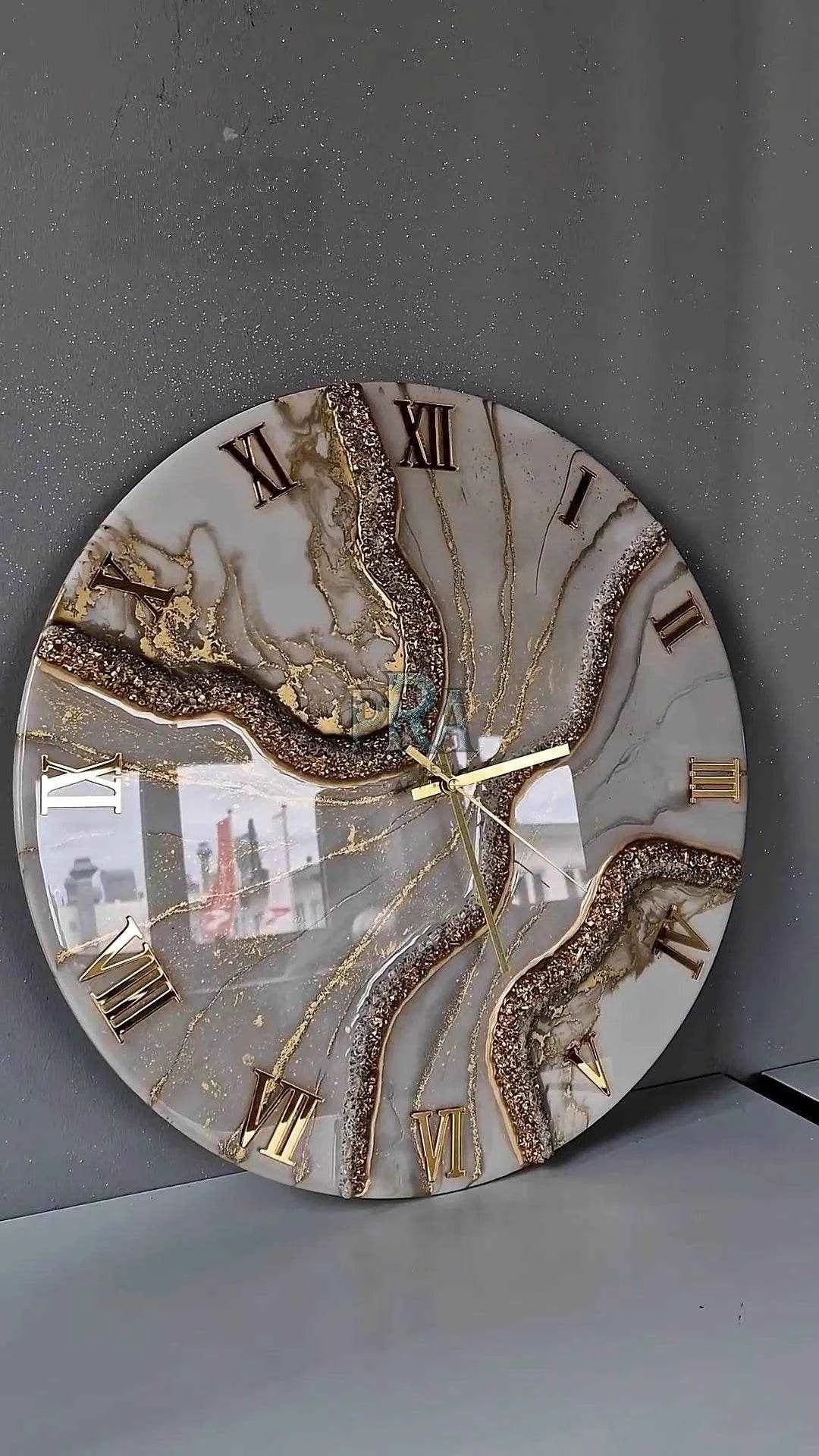 Whirlpool Hours Resin Wall clock - Pacific Resin Art