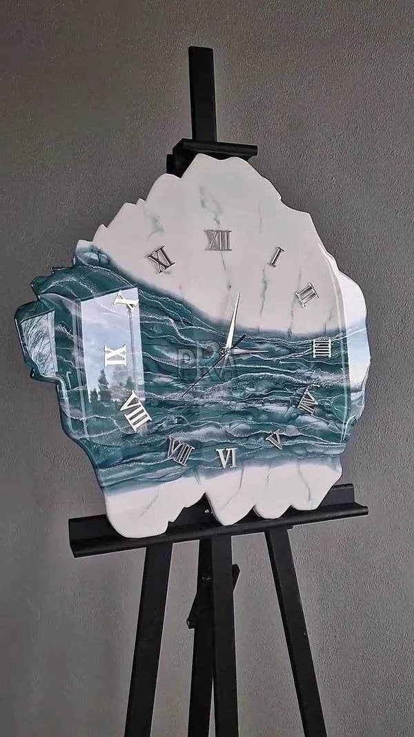 Fluidity Timepiece Resin wall clock | Unique Home Decor